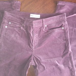 New burgundy Gap 1969 corduroy pants.
